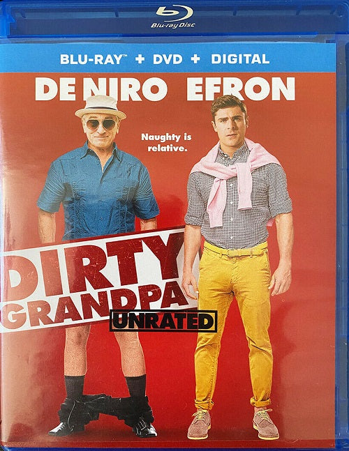 Dirty Grandpa Blu-ray + DVD +  Digital HD (2-Disc Set) (Free Shipping)
