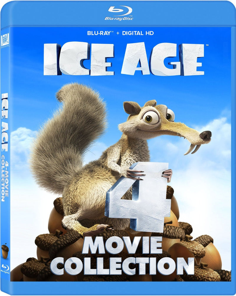 Ice Age 4-Movie Collection Blu-Ray + Digital HD (4-Disc Set) (Free Shipping)