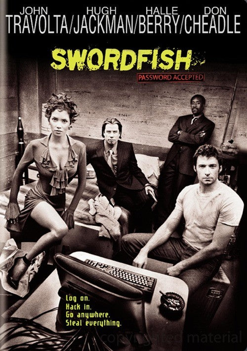 Swordfish DVD (Free Shipping)