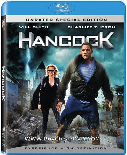 Hancock Blu-ray (2-Disc Unrated Special Edition) (Free Shipping)