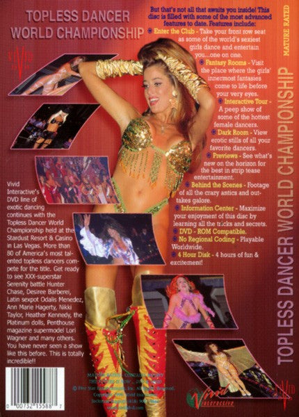 Topless Dancer World Championship DVD (Free Shipping)