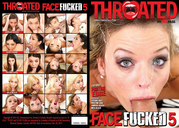 Face Fucked 5 - Blacked Adult DVD (Free Shipping)