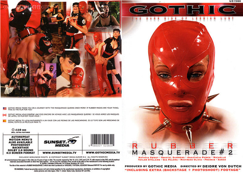 Rubber Masquerade 2 - Gothic Fetish Adult DVD (Free Shipping)
