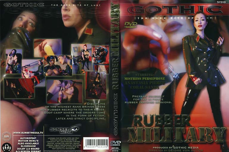 Rubber Military - Gothic Fetish Adult DVD (Free Shipping)