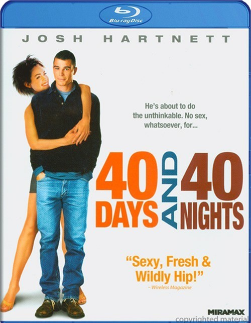 40 Days And 40 Nights Blu-ray (Free Shipping)