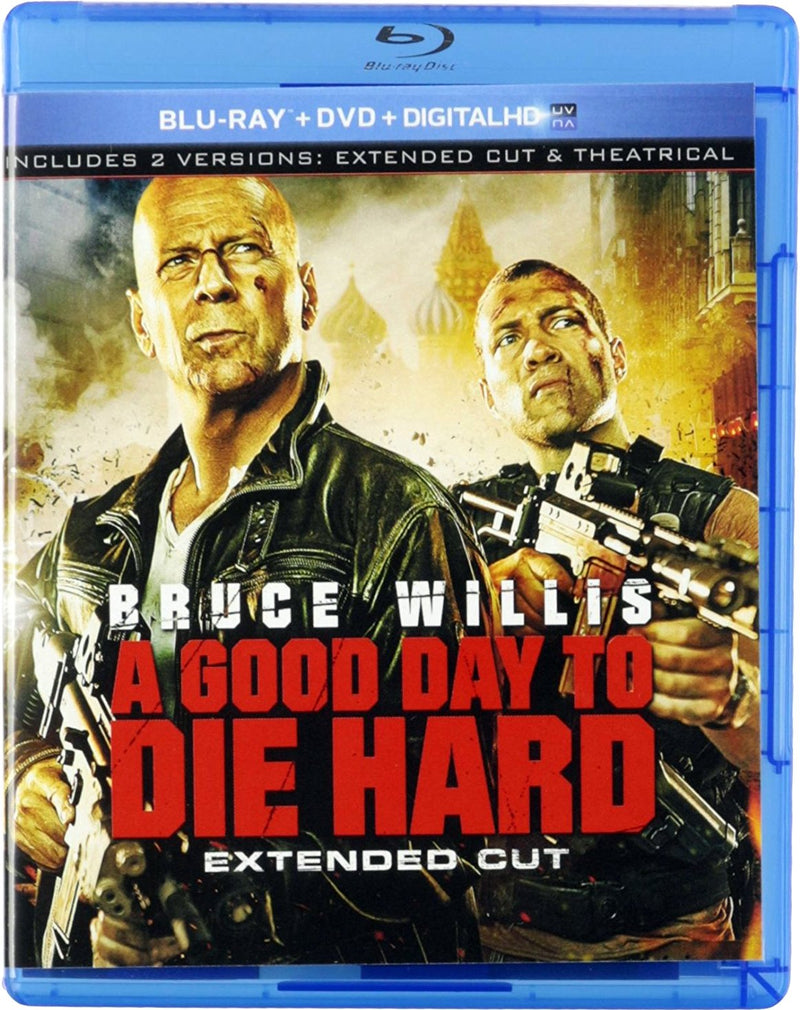 A Good Day To Die Hard Extended Cut Blu-ray + DVD + Digital HD (2-Disc Set) (Free Shipping)