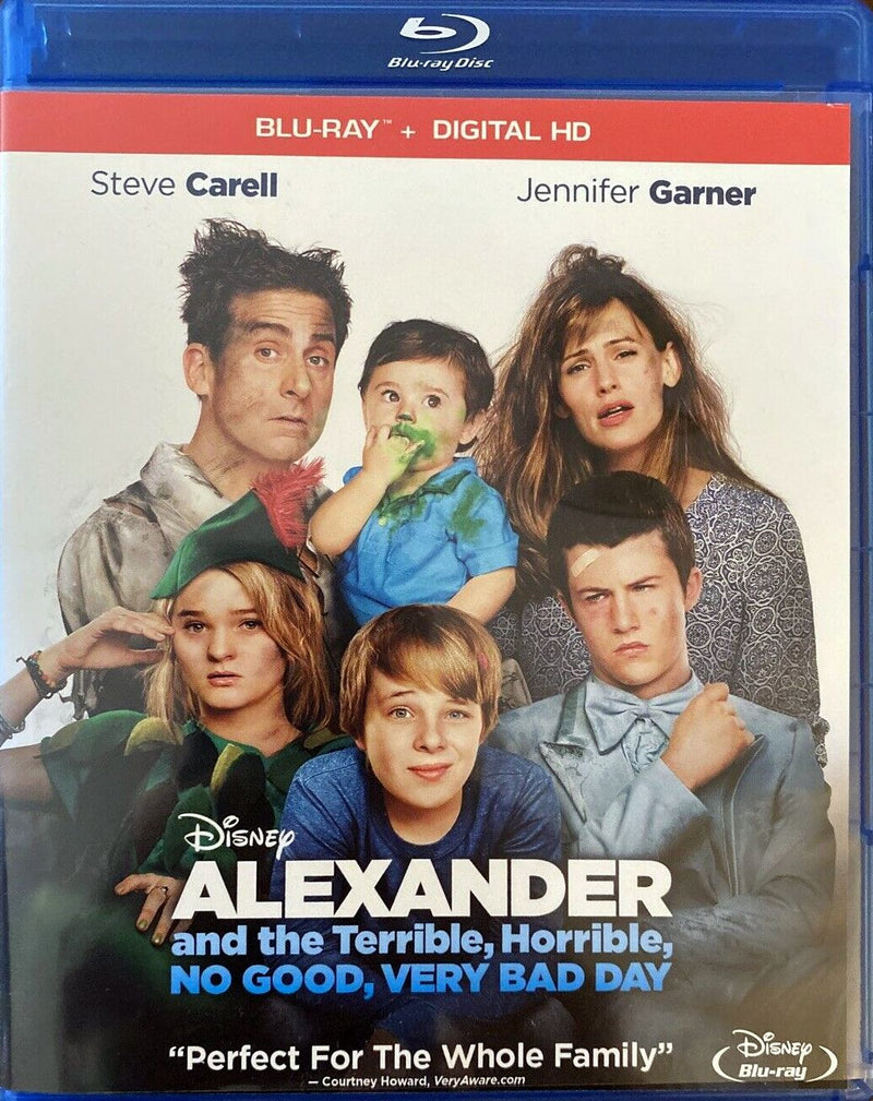 Alexander And The Terrible, Horrible, No Good, Very Bad Day Blu-Ray + Digital HD (Free Shipping)