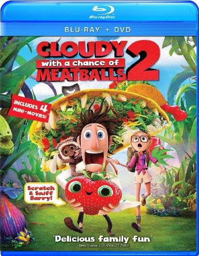 Cloudy With A Chance Of Meatballs 2 Blu-ray + DVD + UltraViolet (2-Disc Set) (Free Shipping)