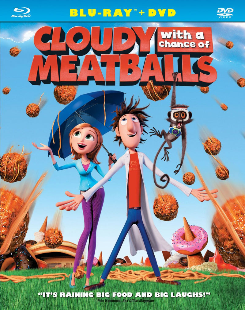 Cloudy With A Chance Of Meatballs Blu-Ray + DVD (2-Disc Set) (Free Shipping)