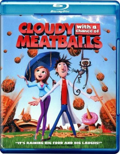 Cloudy With A Chance Of Meatballs Blu-Ray (Free Shipping)