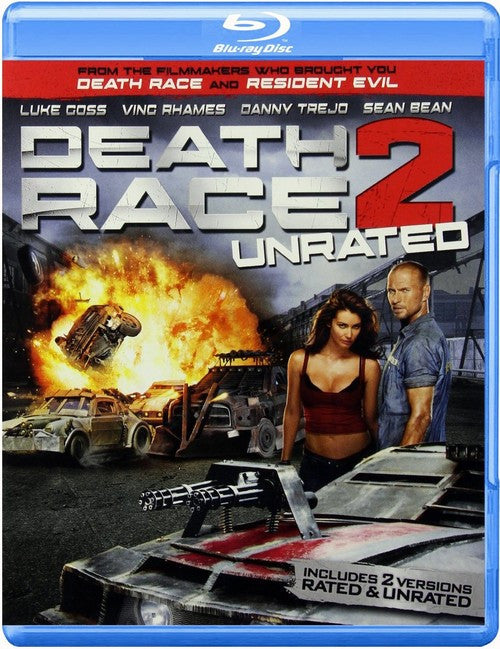 Death Race 2 Blu-ray + DVD + Digital Copy (2-Disc Set Rated / Unrated) (Free Shipping)