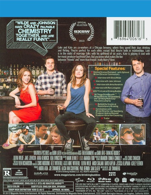 Drinking Buddies Blu-ray (Free Shipping)