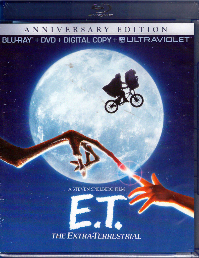 E.T. The Extra-Terrestrial - Anniversary Edition Blu-ray + DVD + Digital Copy + UltraViolet (Free Shipping)