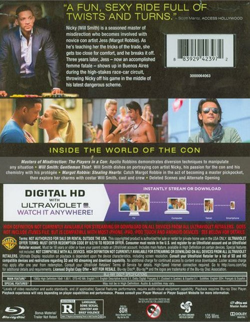 Focus Blu-ray + DVD + Digital HD 2-Disc Set with Slip Cover (Free Shipping)