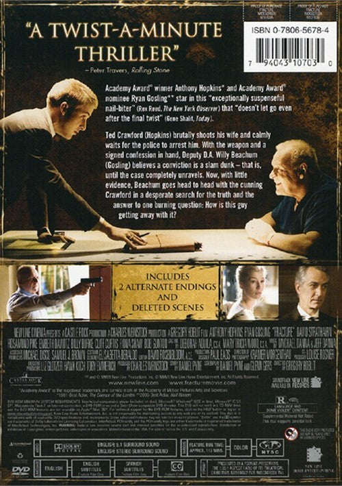 Fracture DVD (Widescreen) (Free Shipping)