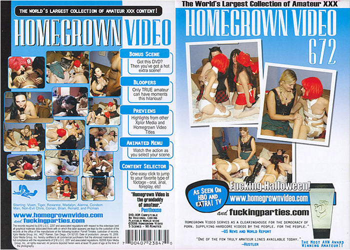 Homegrown Video 672 - Homegrown Amateur Adult DVD (Free Shipping)