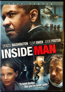 Inside Man DVD (Fullscreen) (Free Shipping)