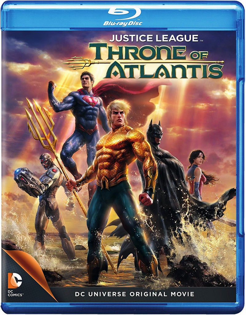 Justice League - Throne of Atlantis Blu-Ray + DVD + Digital Copy (2-Disc Set) (Free Shipping)