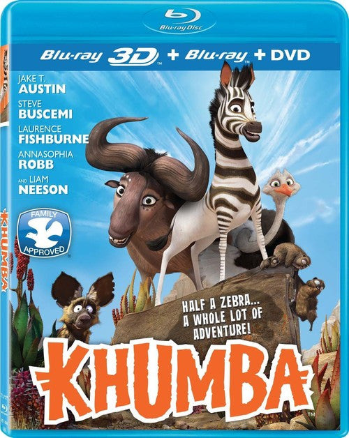 Khumba 3D Blu-Ray + DVD (Free Shipping)