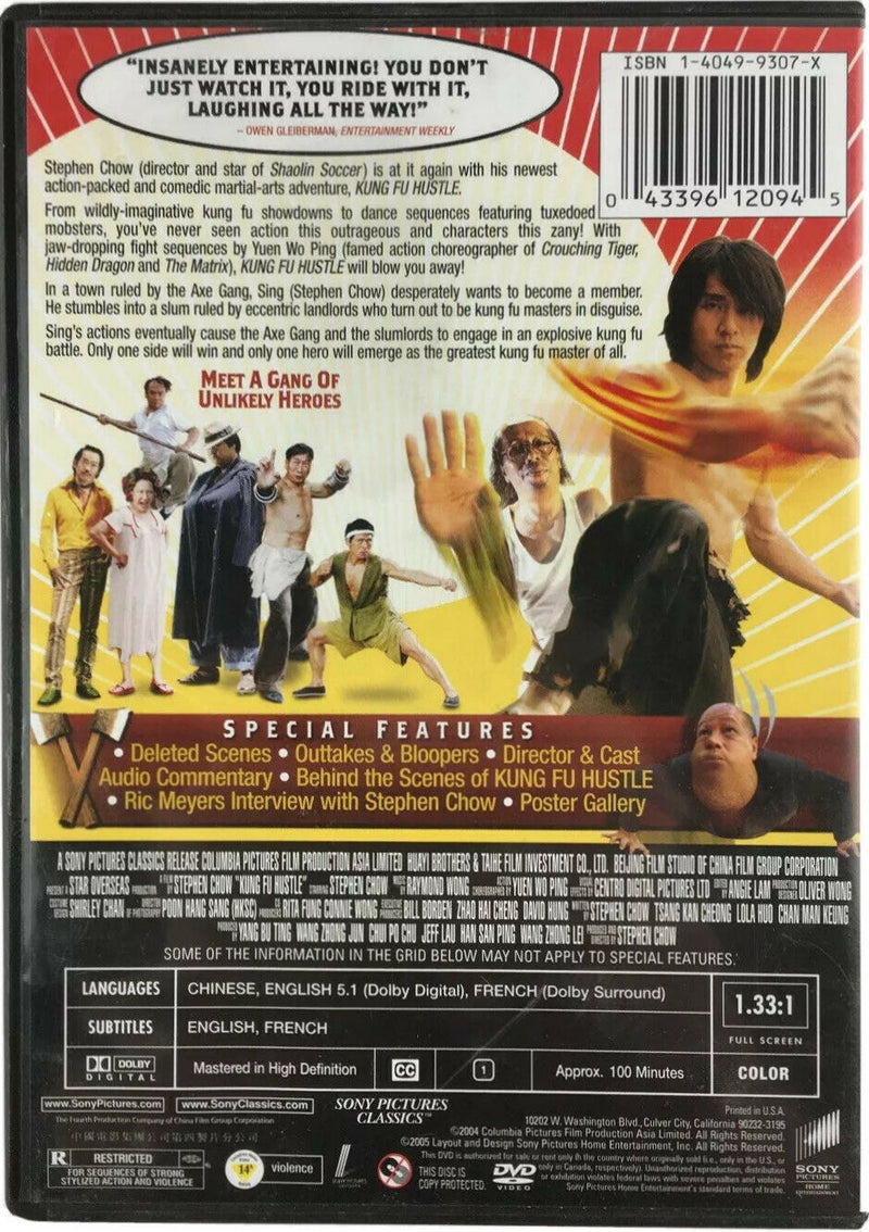 Kung Fu Hustle DVD (Fullscreen) (Free Shipping)