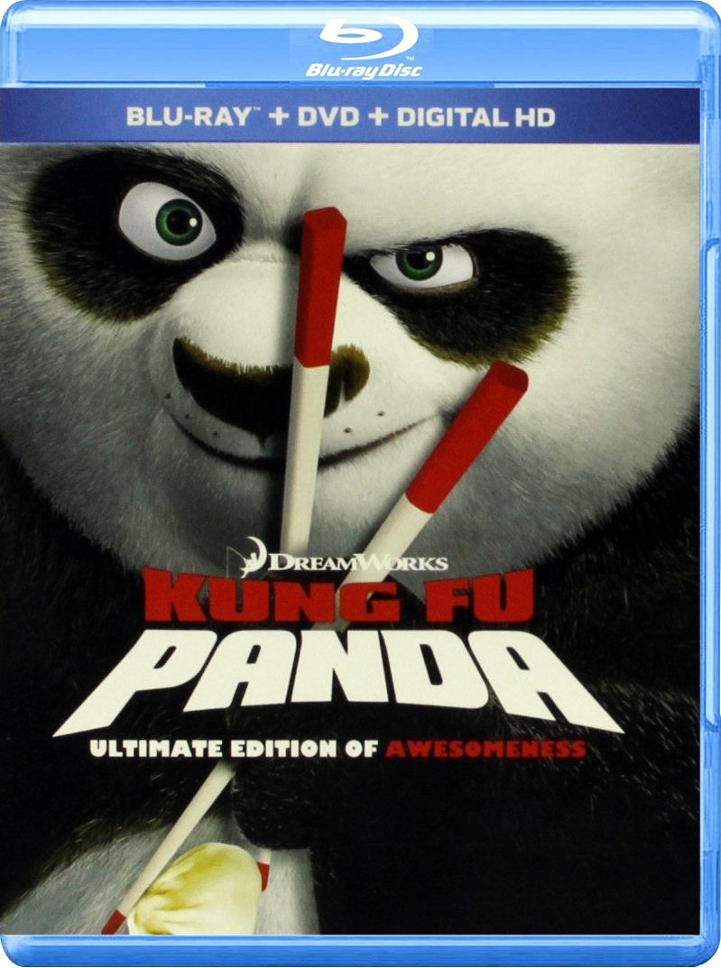 Kung Fu Panda - Ultimate Edition Of Awesomeness Blu-Ray + DVD + Digital HD (3-Disc Set) (Free Shipping)