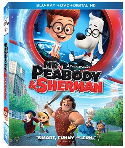 Mr. Peabody And Sherman Blu-Ray + DVD + Digital HD (2-Disc Set) (Free Shipping)
