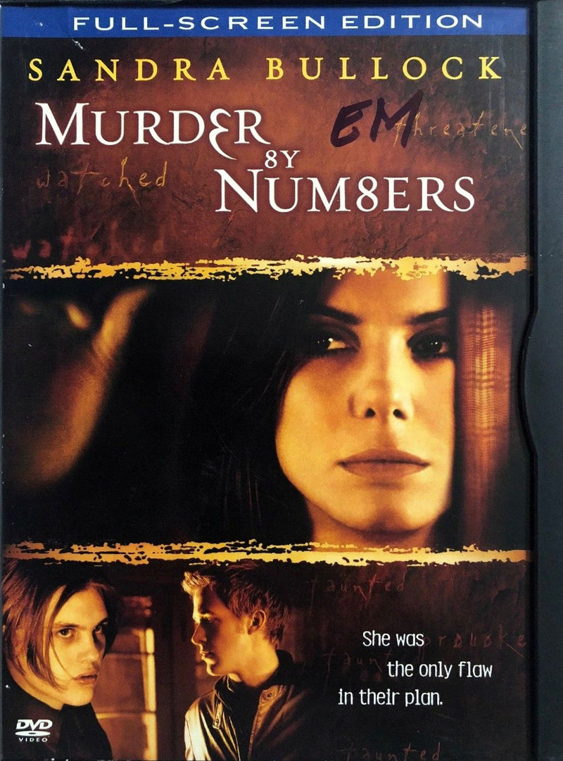 Murder By Numbers DVD (Fullscreen) (Free Shipping)