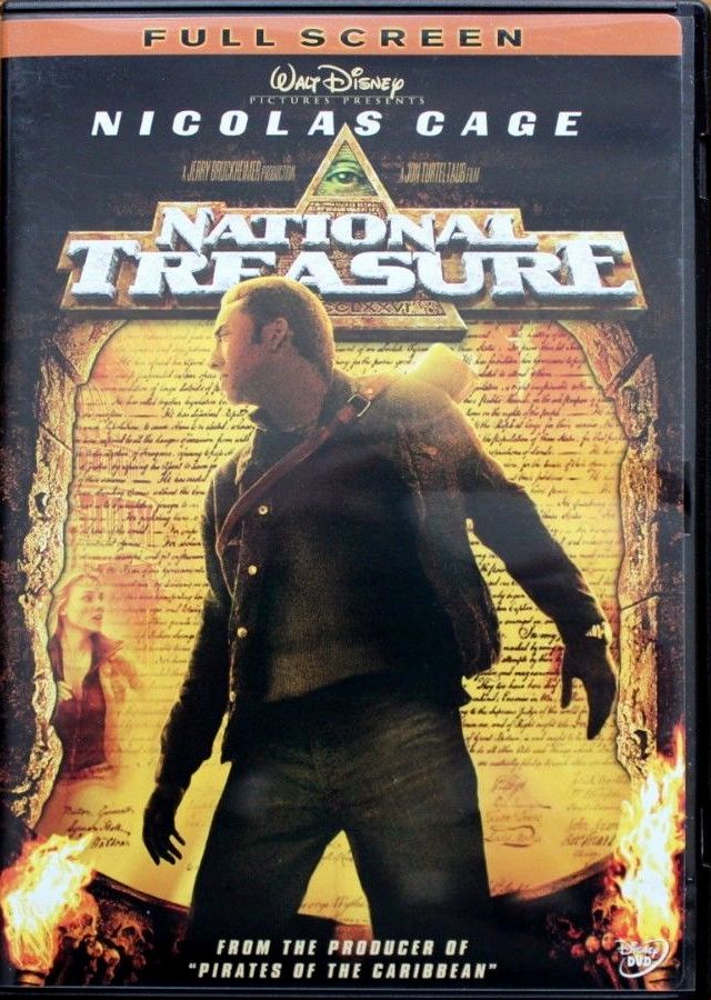 National Treasure DVD (Fullscreen) (Free Shipping)