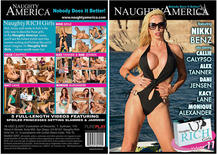 Naughty Rich Girls 11 - Naughty America Adult DVD (Free Shipping)