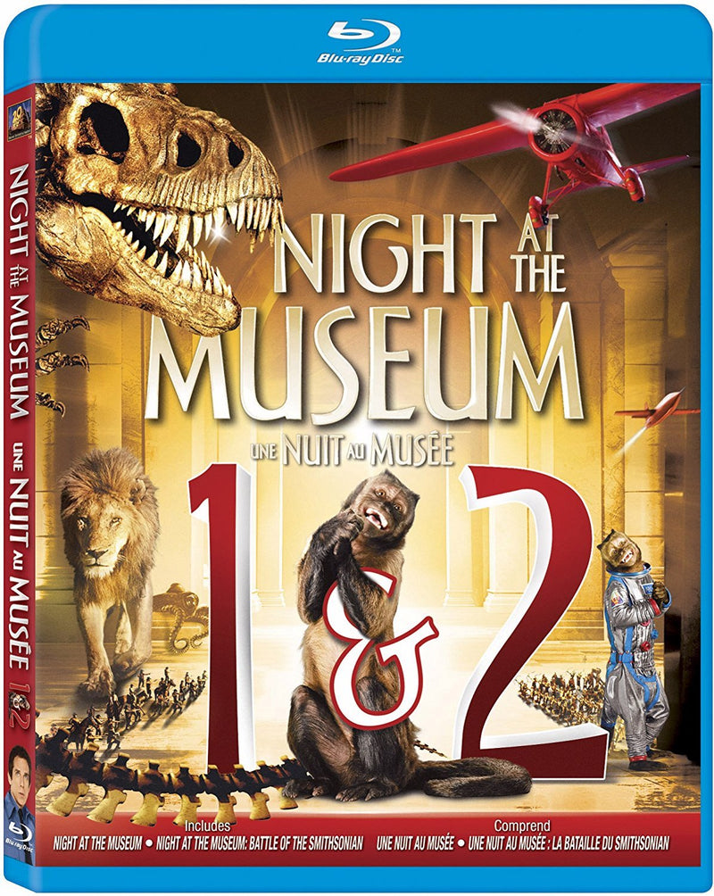 Night at the Museum 1 & 2 Blu-Ray (Free Shipping)