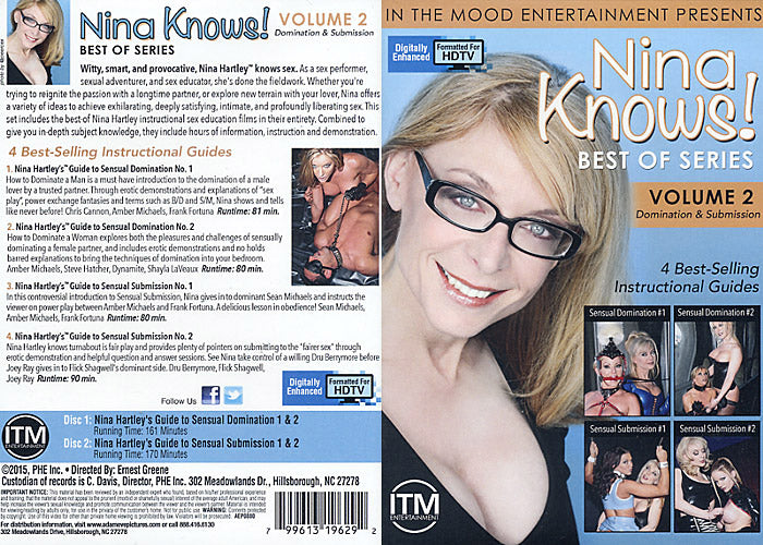 Nina Knows! Best Of Series 2 (2 Disc Set) - Adam & Eve Adult DVD (Free Shipping)