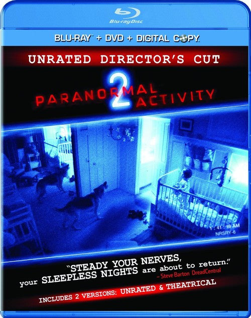 Paranormal Activity 2 Blu-Ray + DVD + Digital Copy (Unrated Director's Cut)