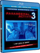 Paranormal Activity 3 Blu-Ray + DVD + Digital Copy (Unrated Director's Cut) (Free Shipping)