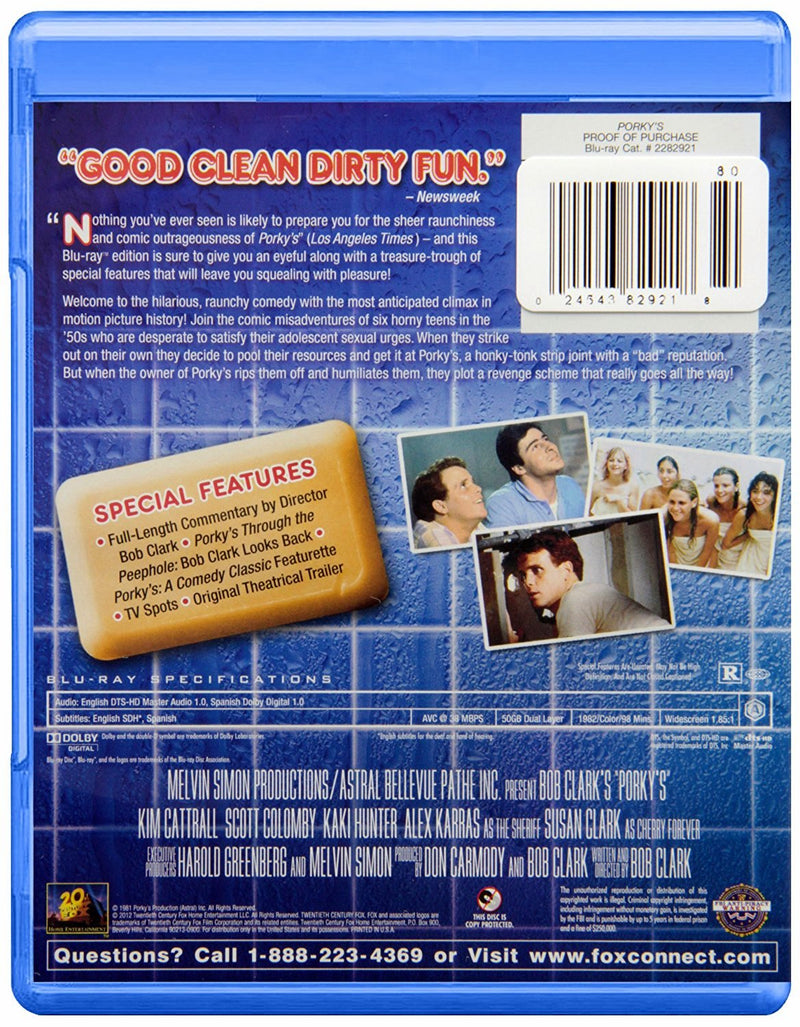 Porky's Blu-Ray (Free Shipping)
