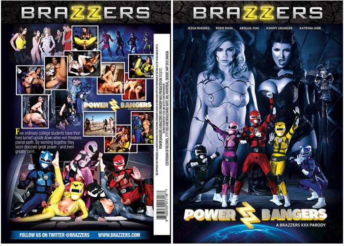 Power Bangers XXX Parody - Brazzers Adult DVD (Free Shipping)