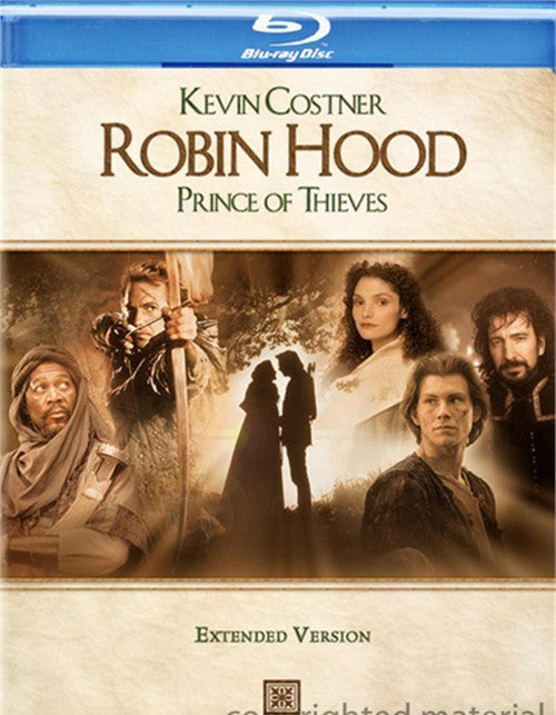 Robin Hood: Prince Of Thieves - Extended Version Blu-Ray (Free Shipping)
