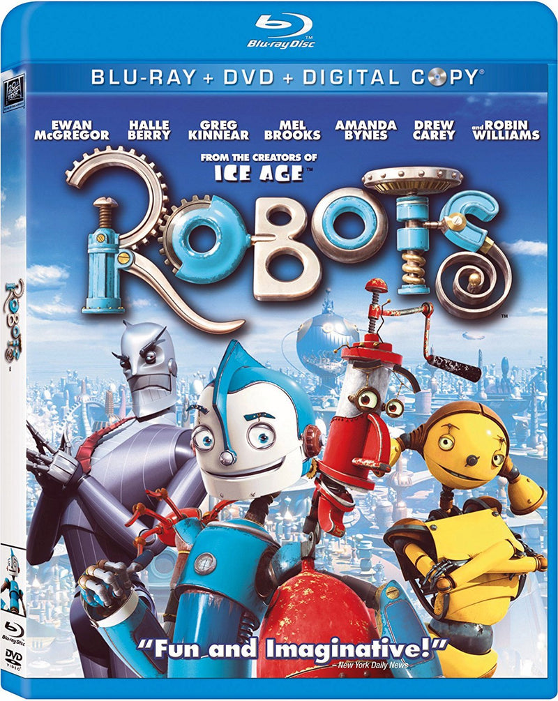 Robots Blu-Ray + DVD + Digital Copy (2-Disc Set) (Free Shipping)