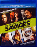 Savages - Unrated Edition (Blu-ray + DVD + Digital Copy + UltraViolet) (Free Shipping)