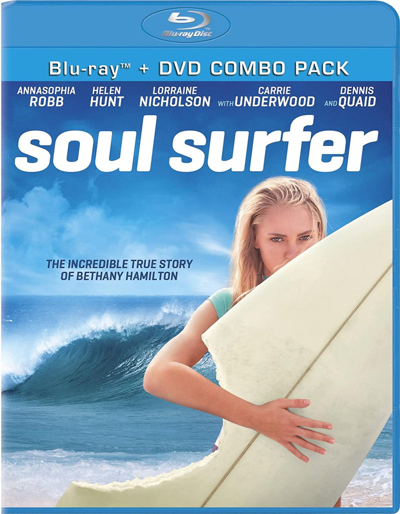 Soul Surfer Blu-Ray + DVD Combo Pack (2-Disc Set) (Free Shipping)
