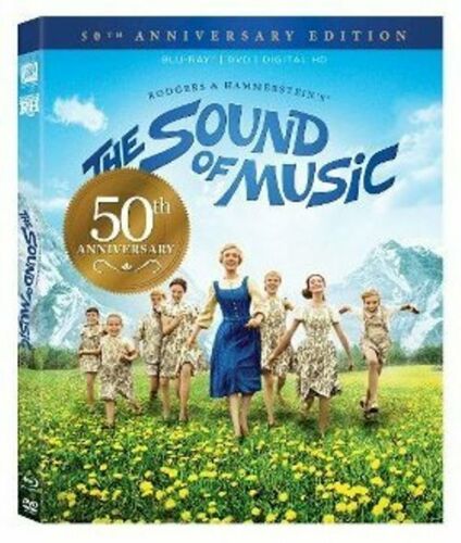 The Sound of Music: 50th Anniversary Edition Blu-ray + DVD + Digital HD 3-Disc with Slip Cover (Free Shipping)