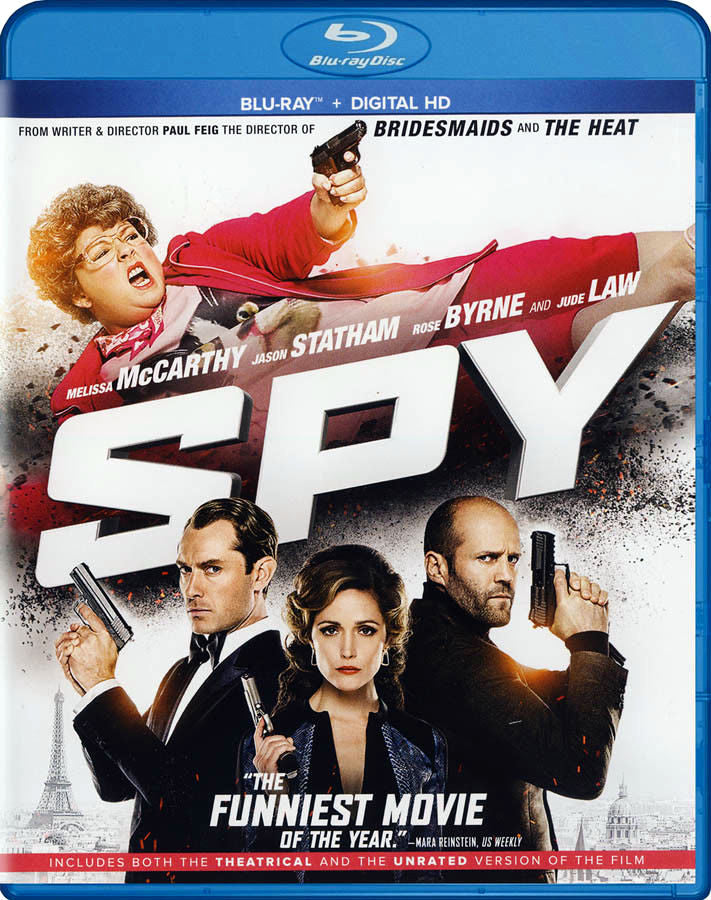 Spy Blu-Ray + Digital HD with Slip Cover (Free Shipping)