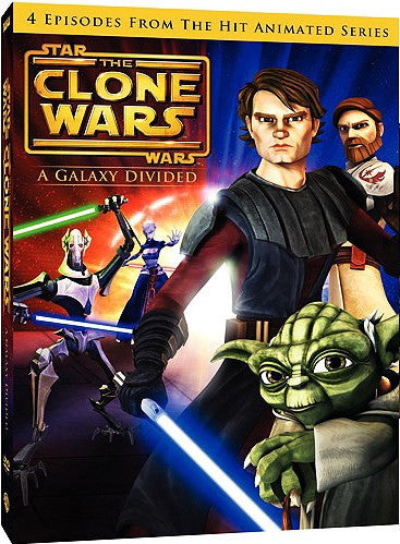 Star Wars - The Clone Wars - A Galaxy Divided DVD (Free Shipping)