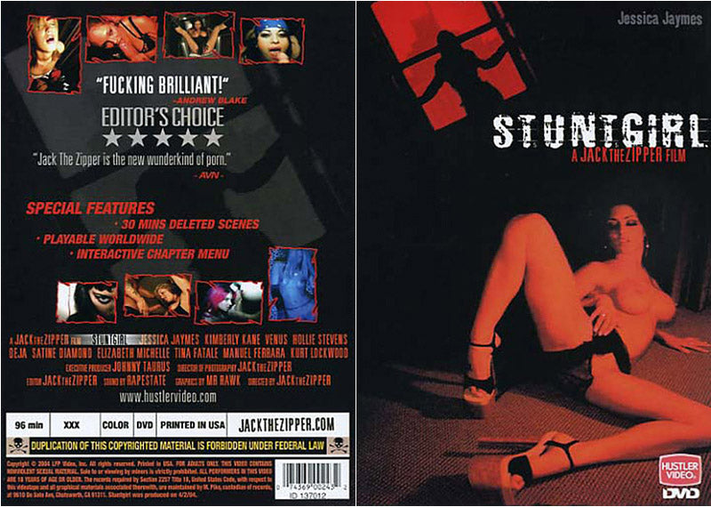 Stuntgirl - Hustler Adult DVD (Free Shipping)