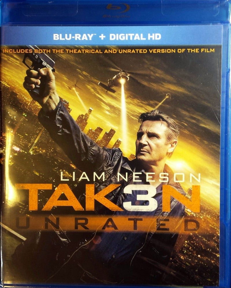 Taken 3 Blu-Ray (Unrated) (Free Shipping)