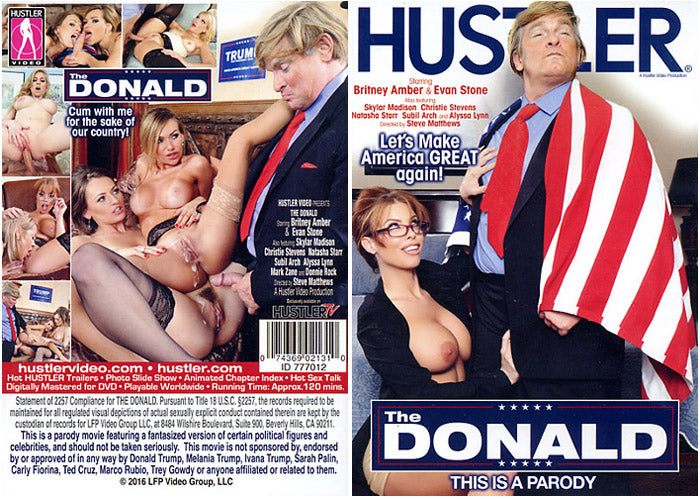 The Donald - Hustler Adult DVD (Free Shipping)