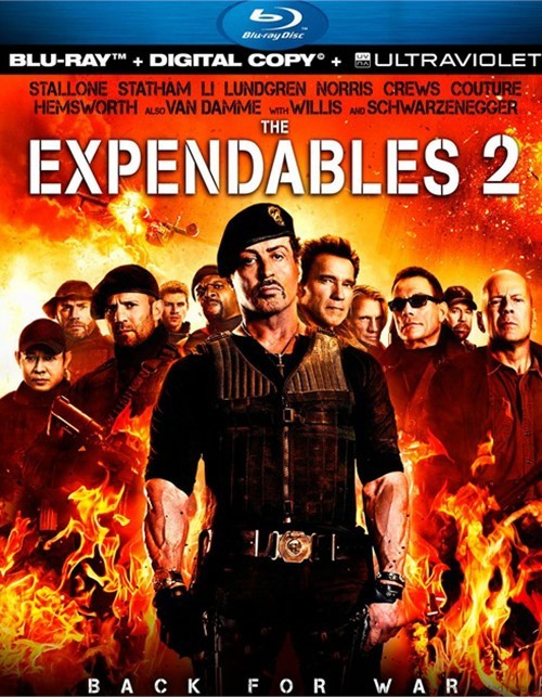 The Expendables 2 Blu-ray + Digital Copy + Ultraviolet (Free Shipping)