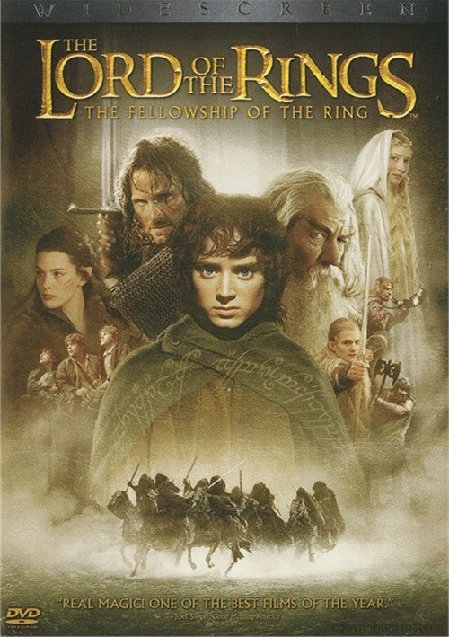 The Lord Of The Rings: The Fellowship Of The Ring DVD (Widescreen) (Free Shipping)