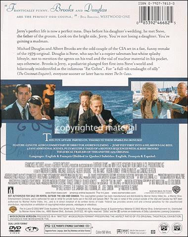 The In-Laws DVD (Widescreen) (Free Shipping)