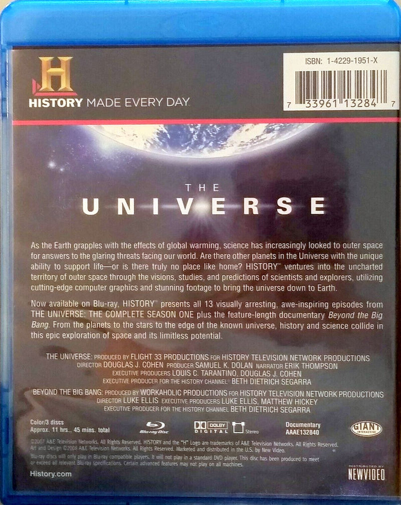 The Universe - Complete Season One 1 Blu-Ray (Free Shipping)