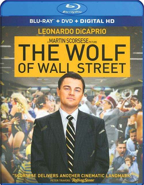 The Wolf Of Wall Street Blu-ray + DVD + Digital HD 2-Disc with Slip Cover (Free Shipping)
